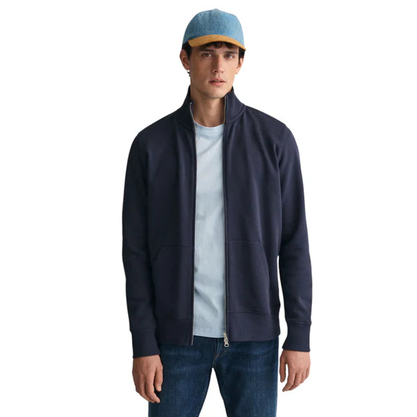 Men's Casual High Collar Zip-Up Sweatshirt