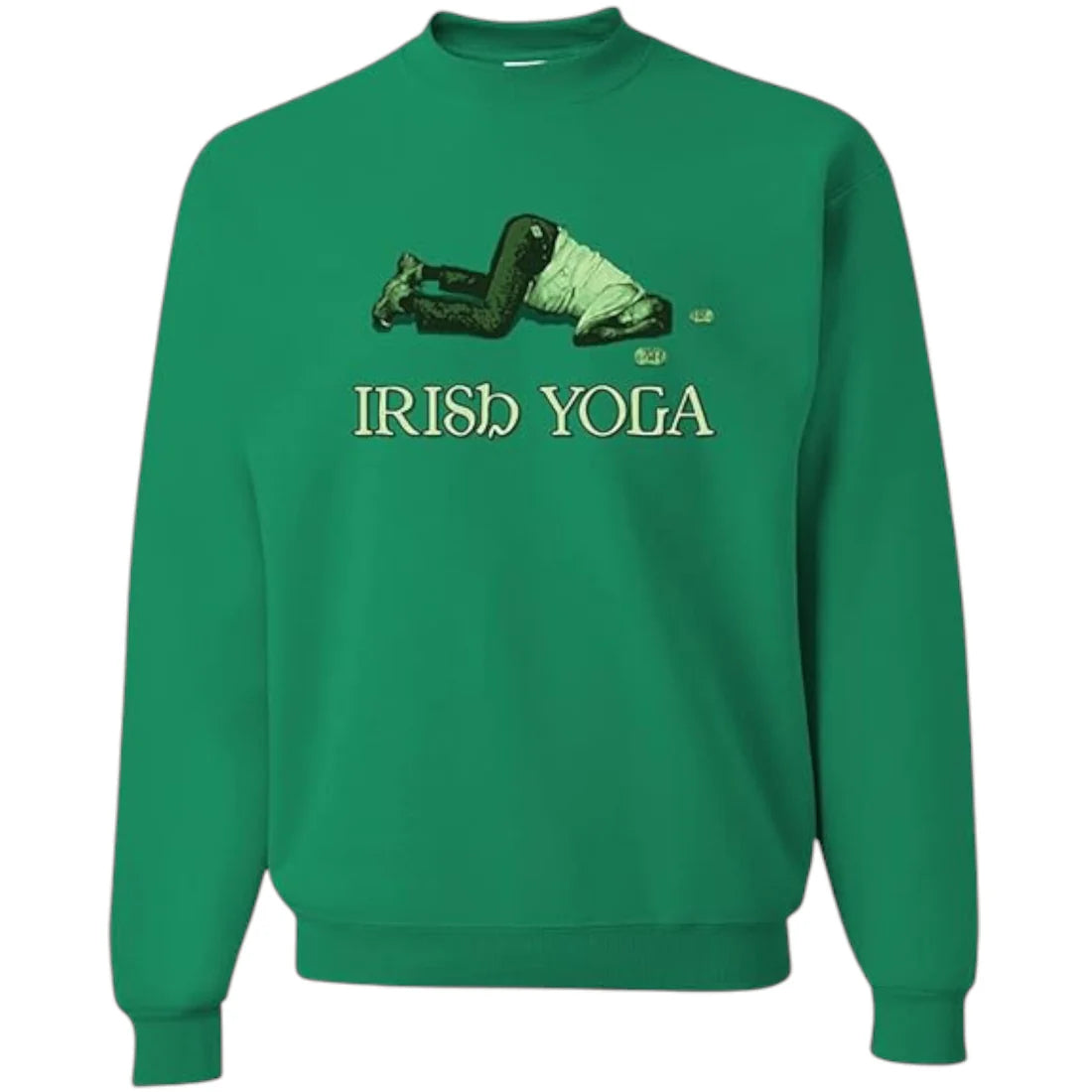 Men's Green Irish Yoga Sweatshirt – Funny St. Patrick's Day Pullover