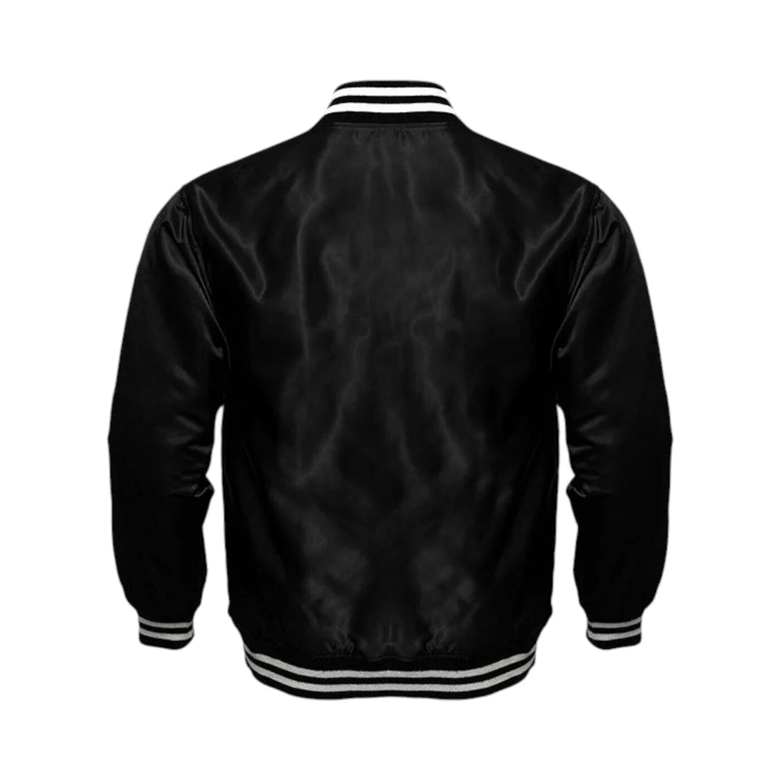 San Francisco Starter Locker Room Satin Varsity Full-Snap Jacket – Black