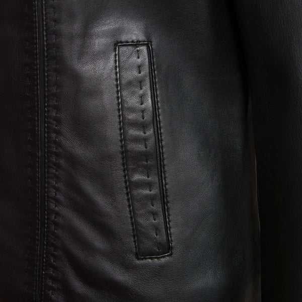 Women's Black Leather Jacket – Classic & Timeless Design