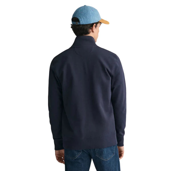 Men's Casual High Collar Zip-Up Sweatshirt